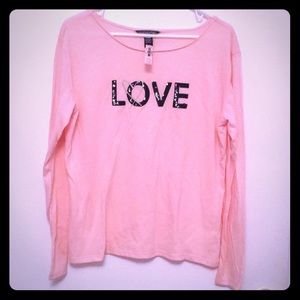 NWT VS sleep tee in sequin embellishment